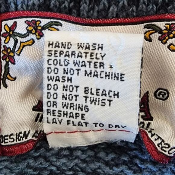 Tiara International Vintage Snow Flaked Pattern Sweater Women's Size Medium - Picture 8 of 16